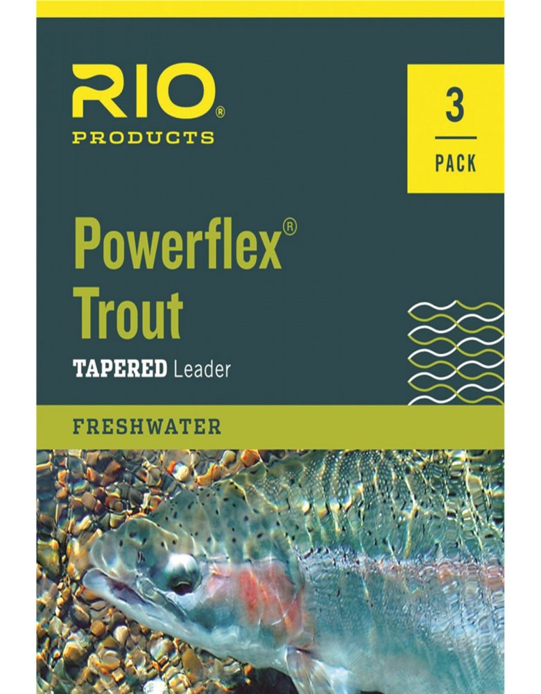 Rio Powerflex Trout Leaders, 3-Pack