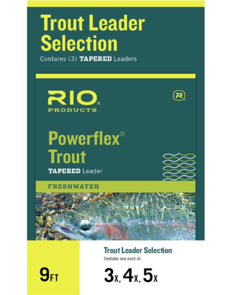 Rio Powerflex Trout Leader Selection 3-Pack
