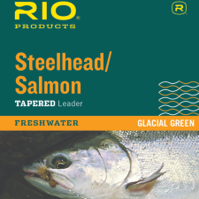 Rio Steelhead/Salmon Leaders Glacial Green, Single Pack